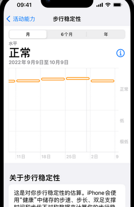 杨市办事处iPhone手机维修如何在iPhone开启'步行稳定性通知'