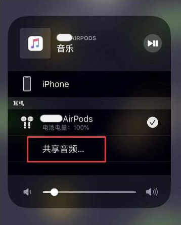 杨市办事处苹果14音频维修点分享iPhone14音频共享设置方法 