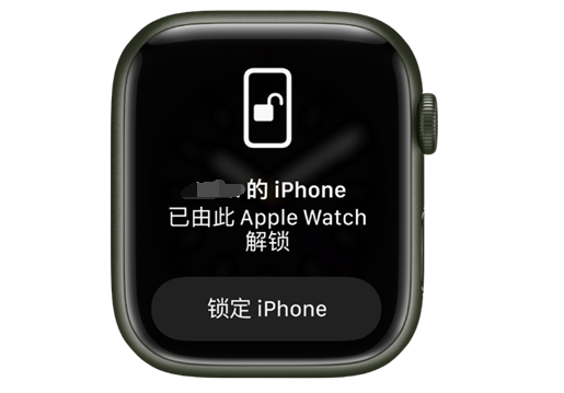 杨市办事处苹果手机维修分享用 AppleWatch 解锁配备面容 ID 的 iPhone方法 